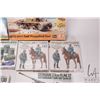 Image 4 : Eight 1:35 scale model kits WWII vehicle model kits including Revel, one Italari and six Tamiya all 