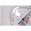 Image 2 : Vintage "Sun Crest" 12" round wall mount thermometer