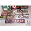 Image 2 : 8 assorted reproduction metal wall signs and thermometers, various sizes and themes