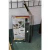 Image 3 : Selection of miscellaneous car related items including 4 vehicle temperature gauges, metal shelving,
