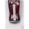 Image 2 : Vintage metal and porcelain "Coca-Cola" wall mount thermometer, 17" tall by 5" wide