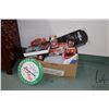 Image 1 : Large selection of Coca-Cola branded items including tin boxes, thermometers, lunch boxes, etc, and 