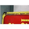 Image 7 : Large vintage 3 piece metal and porcelain "Coca-Cola" wall sign dated 1951, overall dimensions inclu