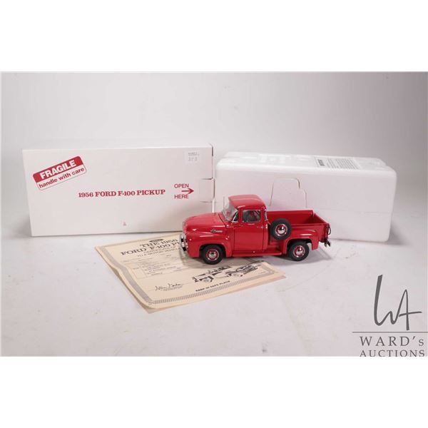 Danbury Mint limited edition 1: 24th scale die cast 1956 Ford F100 pick up