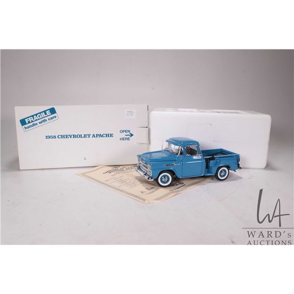 Danbury Mint limited edition 1: 24th scale die cast 1958 Chevrolet Apache