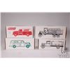 Image 1 : Four Ertl collectible banks including 1950 Chevrolet panel truck, 1925 Kenworth Stake truck, 1931 Ha