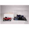 Image 1 : Two 1:17th scale National Motor Museum Mint die cast collectible cars including 1907 Deere Type B an