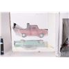 Image 3 : Ertl Collectibles 1:43rd scake "Wally's Service Station" including 1957 Chevy Be Air and a Chevy Wre