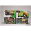 Image 1 : Four Ertl John Deere themed 1:34th scale vehicles