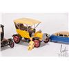 Image 3 : Selection of vintage toys including a Dinko Ford Sedan and a Hudson Sedan and two plastic models