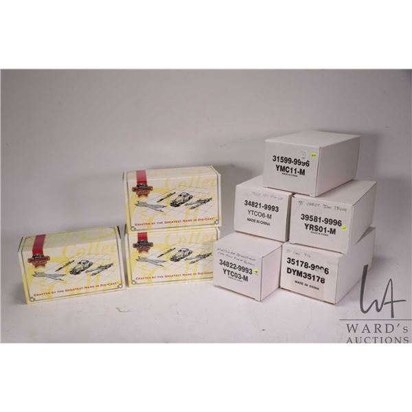 Eight Matchbox Collectibles 1:43rd scale die cast collectible cars
