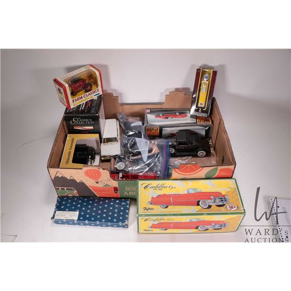 Large selection of collectible cars, some new in box, some no box, assorted scales and makers
