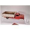 Image 3 : 2 Vintage pressed tin toys including Structo hydraulic control dump truck and a Ny-lint front end lo