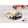 Image 2 : 2 Die Cast Promotions die cast industrial equipment including a GEHL GE 602 excavator and a GEHL DL 