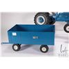 Image 2 : Vintage die cast ERTL Ford 8000 tractor and wagon