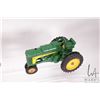 Image 2 : 2 vintage 1/18th scale die cast ERTL John Deere tractors including a 630 Row Crop and an 820 Diesel 