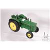 Image 3 : 2 vintage 1/18th scale die cast ERTL John Deere tractors including a 630 Row Crop and an 820 Diesel 