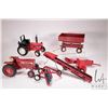 Image 1 : Selection of die cast and tin 1/18th scale farm toys including an International 1026, an Internation