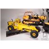 Image 2 : Selection of 1/18th scale die cast and tin farm toys including ERTL International 460 with baler, se