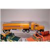 Image 4 : 3 pressed tin Nylint Toys including tanker tractor trailer, dump truck, and toy truck, note not comp