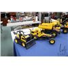 Image 2 : 4 Vintage pressed tin Tonka Toys including excavator, dump truck, grader, and dozer