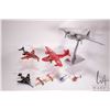 Image 1 : Selection of aviation toys including Tonka jet, 2 Matchbox airplanes, an ERTL aircraft bank, a hande
