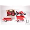 Image 1 : Selection of 1/18th scale die cast farm toys including ERTL International 1586 tractor with cab in o