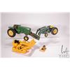 Image 1 : Selection of 1/18th scale vintage die cast including 2 John Deere tractors, and an unmarked John Dee