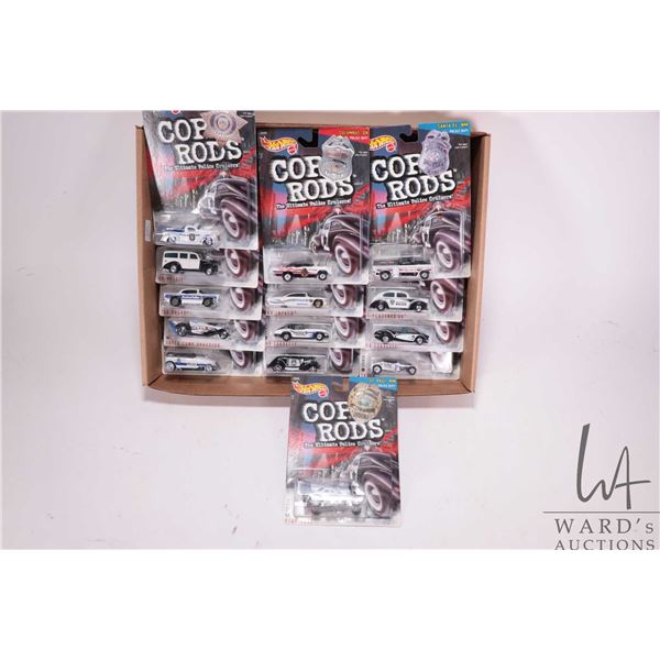 14 collectable Hot Wheels "Cop Rods The Ultimate Police Cruiser"