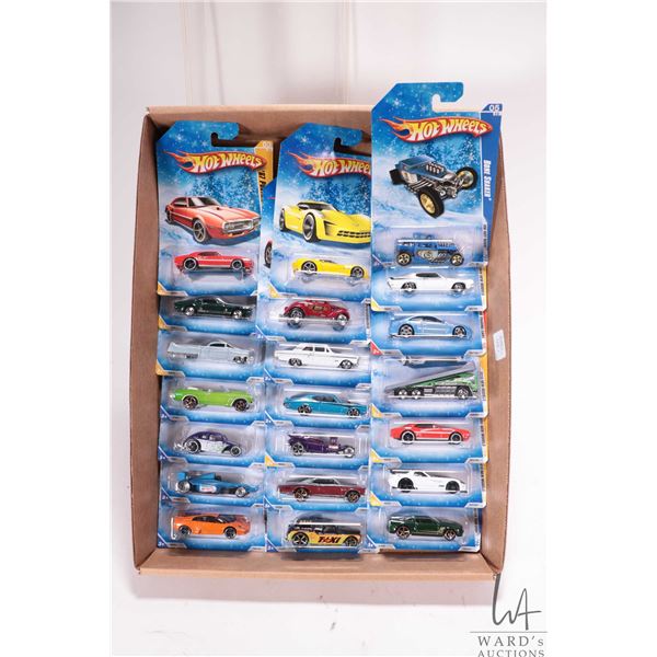 23 collectable Hot Wheels toy cars