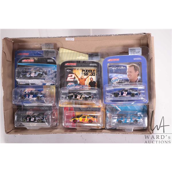 7 Action NASCAR collectable die cast toy cars, all cars driven by Rusty Wallace