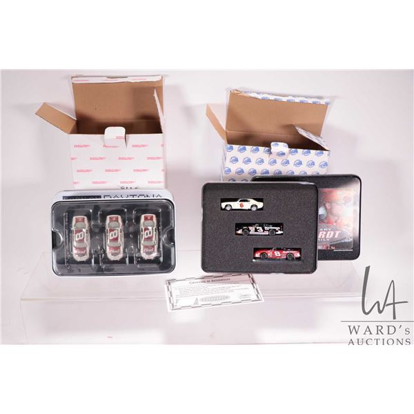 2 collectable Action die cast toy car sets featuring Dale Earnhardt including "The Legendary Earnhar