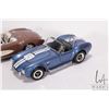 Image 2 : 2 1/18th scale die cast model cars including Maisto 1957 Chevrolet Corvette and a Shelby 427 Cobra