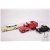 Image 1 : 3 1/24th scale die cast model cars including a 1955 Chevy Belair Nomad, an ERTL Coca-Cola stake bed 