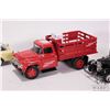 Image 5 : 3 1/24th scale die cast model cars including a 1955 Chevy Belair Nomad, an ERTL Coca-Cola stake bed 