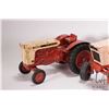 Image 2 : 3 vintage 1/18th scale ERTL Case tractors including 1370, 1070, and a 930. Note, parts missing