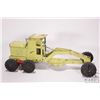Image 3 : 2 vintage pressed tin toys including a Lincoln Grader, missing blade, and a Ny-lint dozer