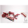 Image 1 : Selection of ERTL 1/18th scale farm toys including International row crop tractor, 3 and 4 bottom pl