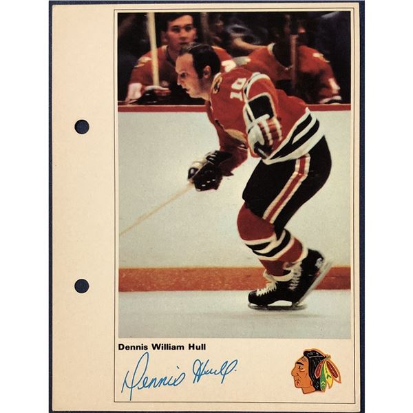 1971 TORONTO SUN NHL ACTION PLAYERS - DENNIS HULL