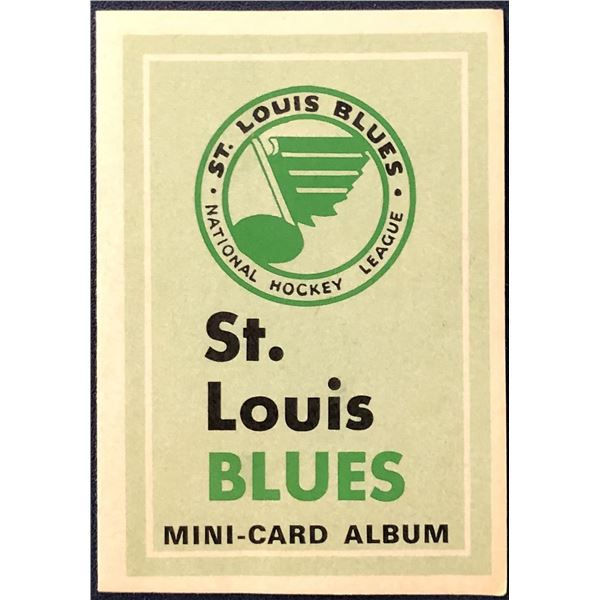 1969-70 O-PEE-CHEE HOCKEY MINI ALBUM - ST. LOUIS BLUES