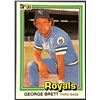 Image 1 : 1981 DONRUSS BASEBALL GEORGE BRETT (HOF)