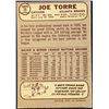 Image 2 : 1968 O-PEE-CHEE BASEBALL JOE TORRE (HOF)