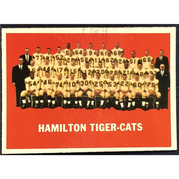 1964 O-PEE-CHEE CFL FOOTBALL HAMILTON TIGER-CATS