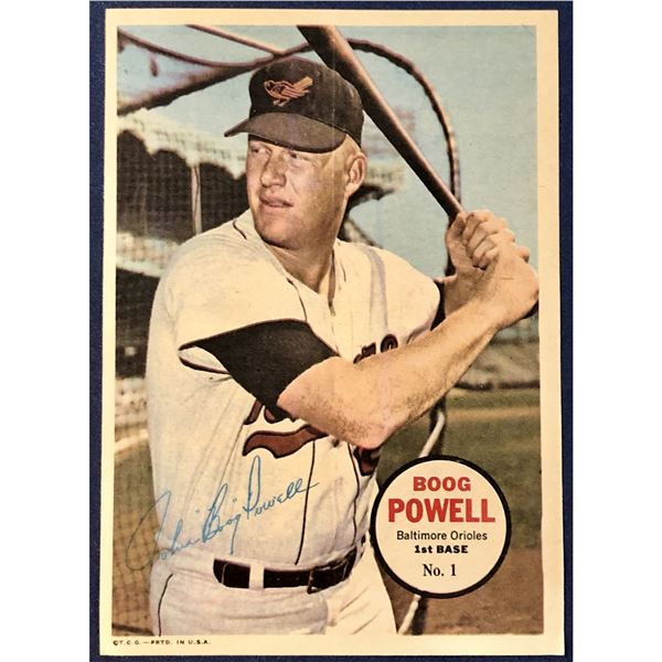 1967 TOPPS BASEBALL POSTER INSERT - BOOG POWELL