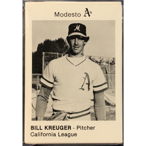1981 MiLB MODESTO A's TEAM SET