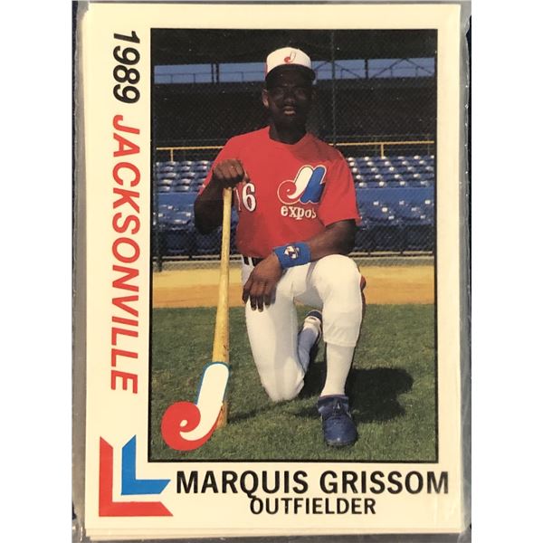 1989 BEST CARDS MiLB JACKSONVILLE EXPOS TEAM SET (DeSHIELDS, GRISSOM)