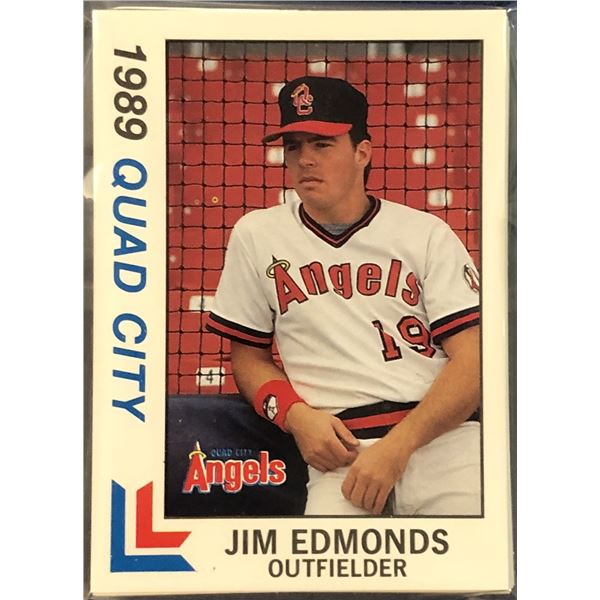 1989 BEST CARDS MiLB QUAD CITY TEAM SET (JIM EDMONDS)