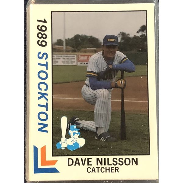 1989 BEST CARDS MiLB STOCKTON PORTS TEAM SET (DAVE NILSSON, JOHN JAHA)