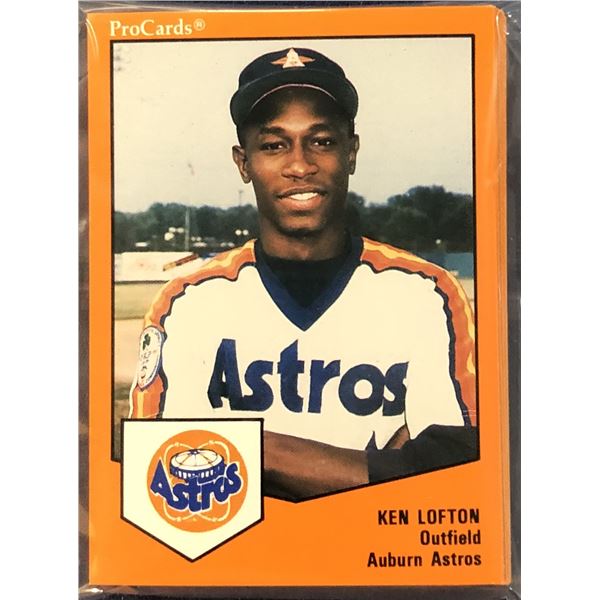 1989 PRO CARDS MiLB AUBURN ASTROS TEAM SET (KENNY LOFTON)