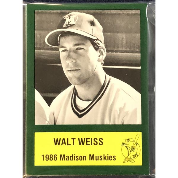 1986 MiLB MADISON MUSKIES TEAM SET (WALT WEISS)
